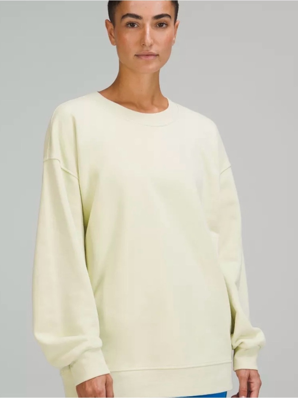 lululemon athletica Light Cream yellow Crewneck Pullover - Picture 6 of 6